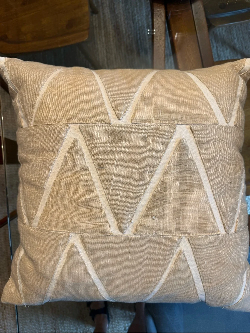 West Elm Pieced Triangle Pillow Cover only